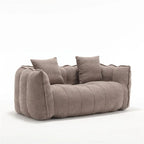 Modern Chenille Recliner Sofa with High Resilience Foam