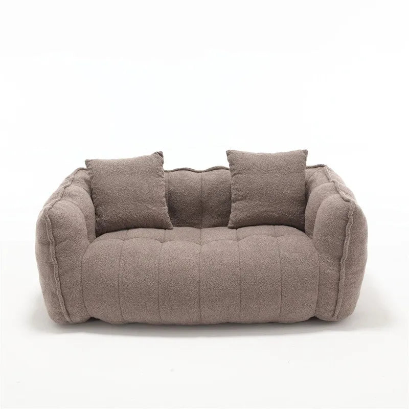 Modern Chenille Recliner Sofa with High Resilience Foam