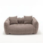 Modern Chenille Recliner Sofa with High Resilience Foam