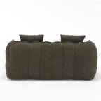 Modern Chenille Recliner Sofa with High Resilience Foam