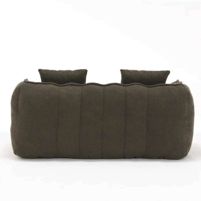 Modern Chenille Recliner Sofa with High Resilience Foam