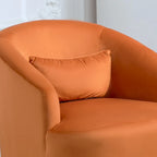 US Pride Furniture Accent Chair with Barrel-shaped Design and 360 Degree Swivel Feature